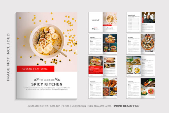 Download Cookbook Template, Recipe Book Template - Premium Resources