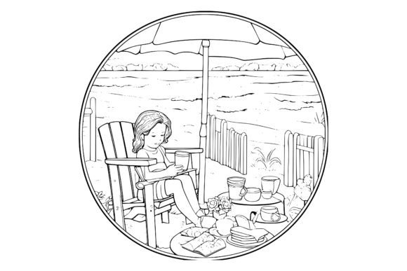 Download Summer Vacation Coloring Page for Kids - Vacation Collection
