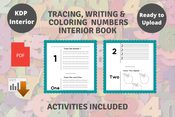 Download KDP Tracing, Writing &amp; Coloring Numbers - Kdp tracing Collection