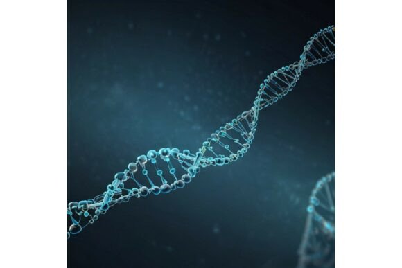 Download AI-Generated DNA Helix Design Background - Background Collection