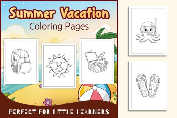 Download Summer Vacation Coloring Pages - Vacation Collection