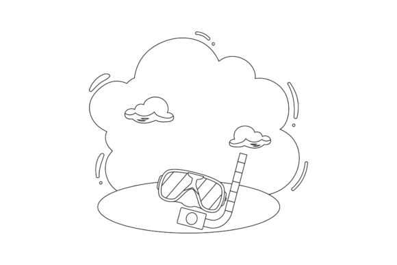 Download Summer Vacation Coloring Page - Vacation Collection