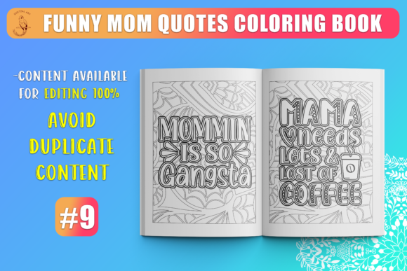 Download Funny Mom Quotes Coloring Book SVG - Funny mom quotes coloring book Collection